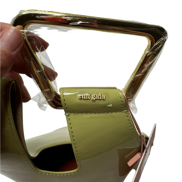 Cult Gaia | NWT Mini Astrea Top Handle Bag in Palm Green - Picture 3 of 11